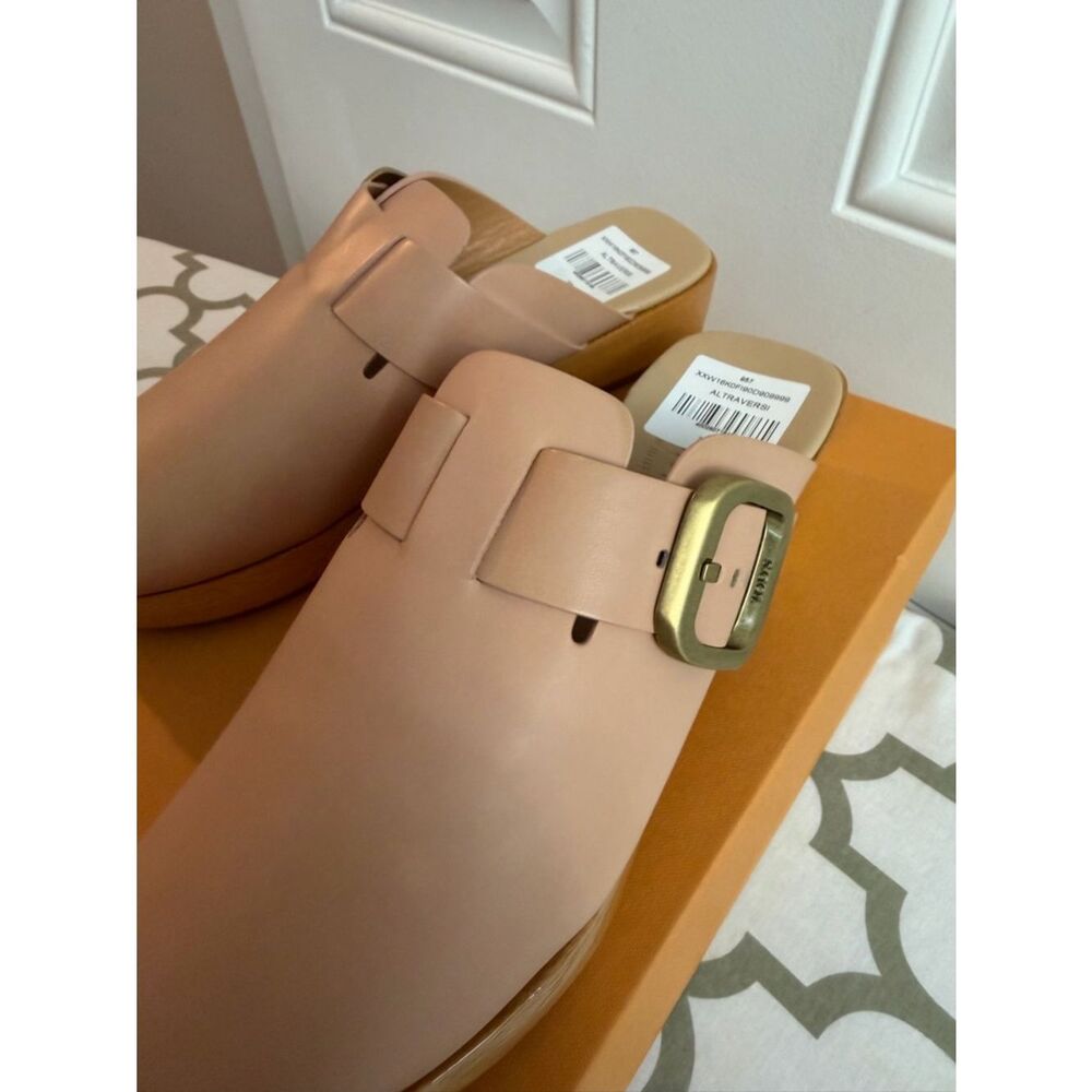 Tod’s leather mule clogs NEW Size 38= US 8 - Picture 5 of 16